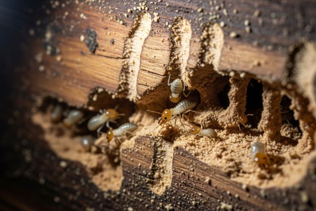 Monitoramento de infestação e cupins do tipo broca